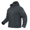 Men Hooded Full Zip Fleece Jacket 7