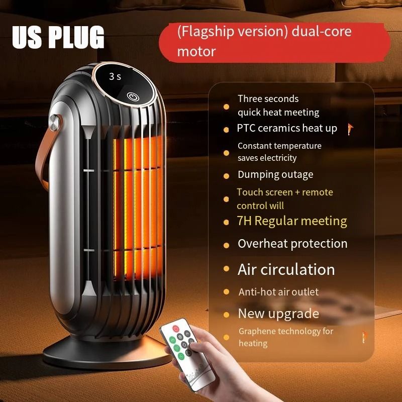 2000W Smart PTC Ceramic Desktop Space Heater 10