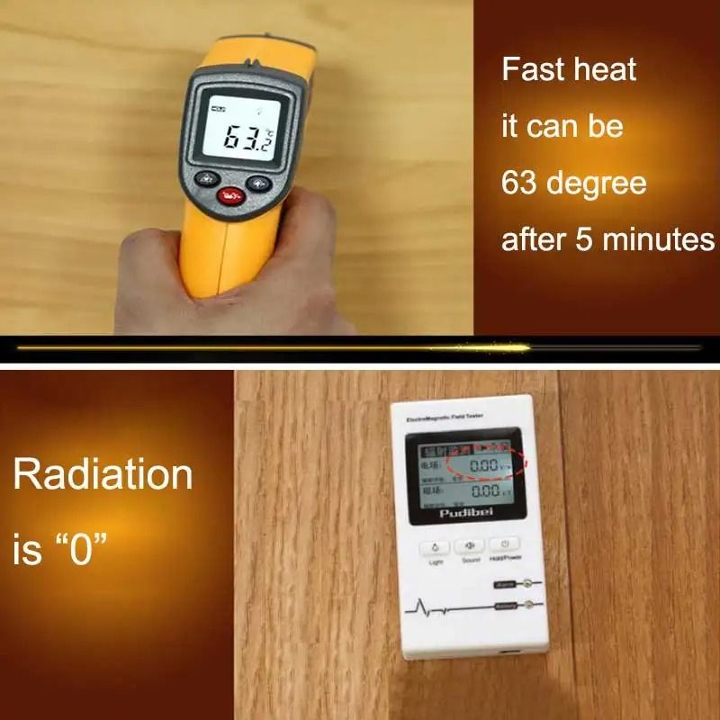 Electric Heating Foot Warmer Mat For Home And Office 6