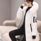 Women Winter Hooded Fur Collar Parka Coat 12