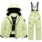 Kids Winter Ski Coat And Pants Set Waterproof Warm Snow Suit 11