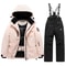 Kids Winter Ski Coat And Pants Set Waterproof Warm Snow Suit 13