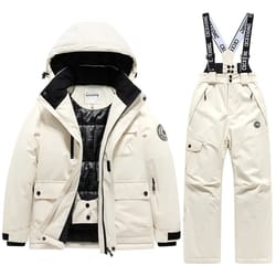kids winter ski coat and pants set waterproof warm snow suit