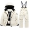 Kids Winter Ski Coat And Pants Set Waterproof Warm Snow Suit 6