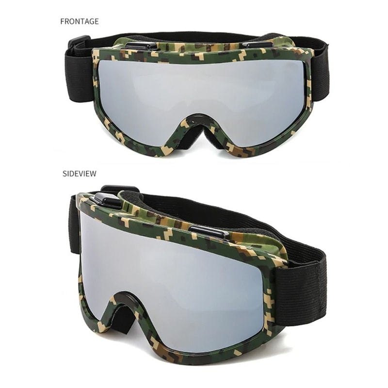 Large Frame Ski Goggles With Colorful Lens Anti Collision Anti Glare Outdoor Snow Goggles 5