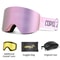 Professional Magnetic Ski Goggles With Quick Change Anti Fog Double Layer Lens 11