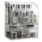 Large Drawer Acrylic Makeup Organizer With Lid Dustproof Cosmetic Perfume Storage Box 3