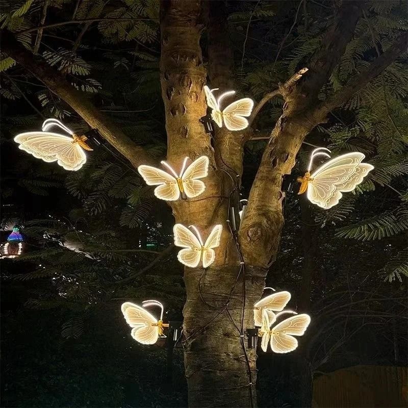 LED Butterfly Light With Dynamic Or Static Display For Outdoor And Home Decorations 3