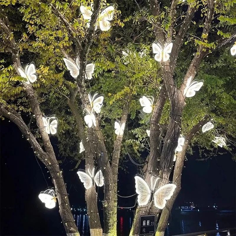 LED Butterfly Light With Dynamic Or Static Display For Outdoor And Home Decorations 4