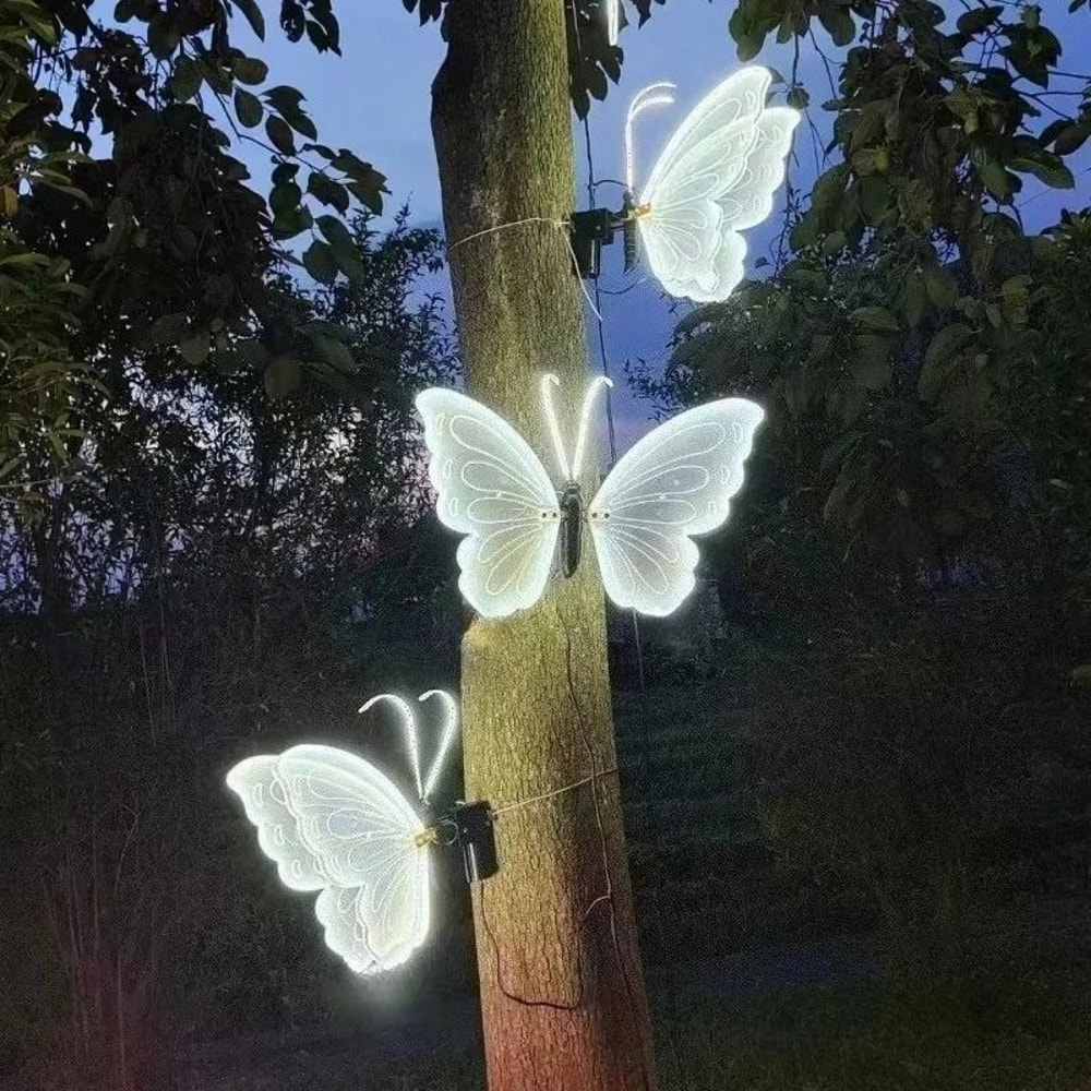 LED Butterfly Light With Dynamic Or Static Display For Outdoor And Home Decorations 5