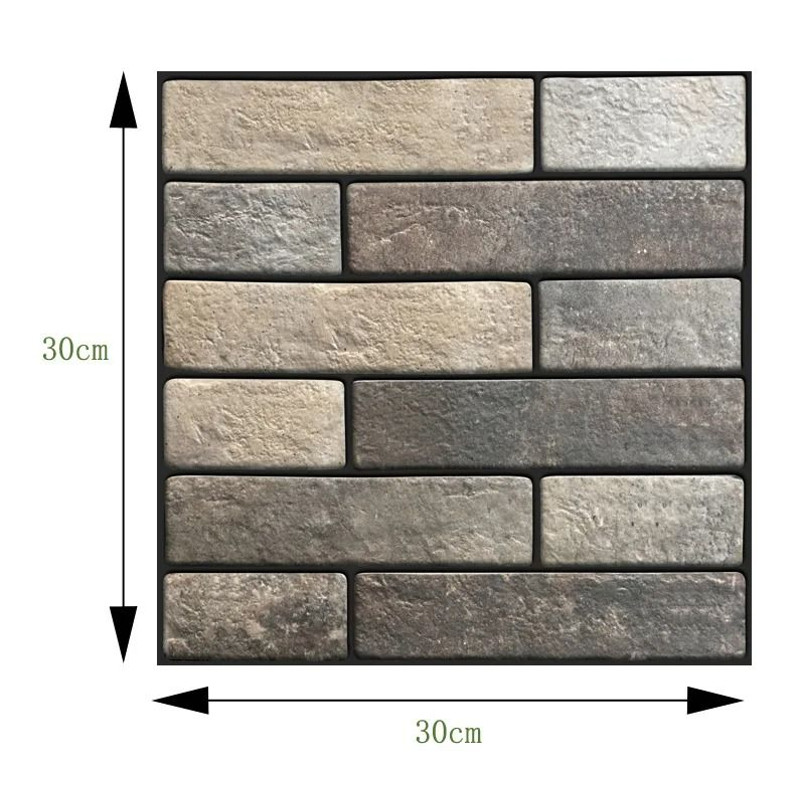 3D Brick Wall Stickers Waterproof SelfAdhesive Panels For Home Decor 10