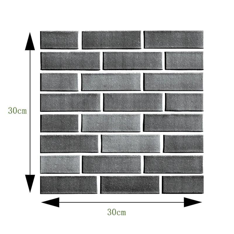 3D Brick Wall Stickers Waterproof SelfAdhesive Panels For Home Decor 19