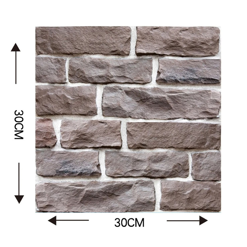 3D Brick Wall Stickers Waterproof SelfAdhesive Panels For Home Decor 7
