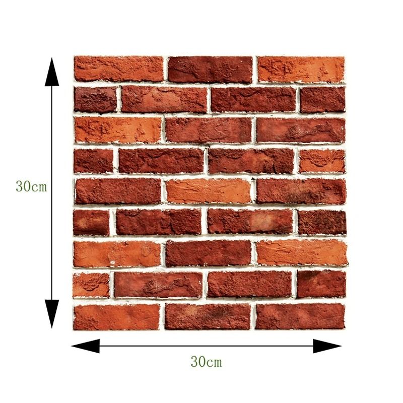 3D Brick Wall Stickers Waterproof SelfAdhesive Panels For Home Decor 24