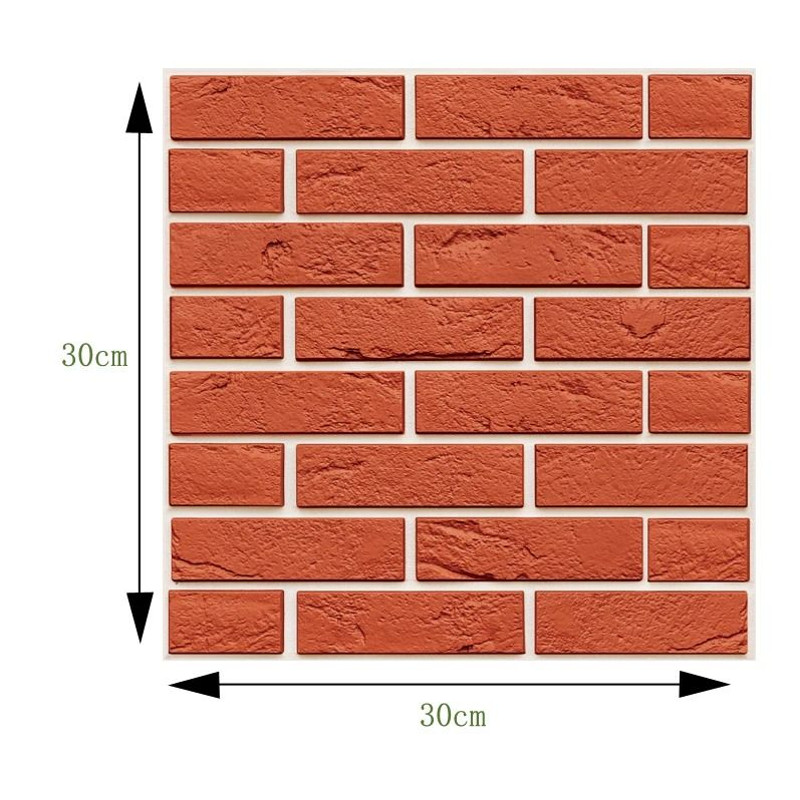 3D Brick Wall Stickers Waterproof SelfAdhesive Panels For Home Decor 27
