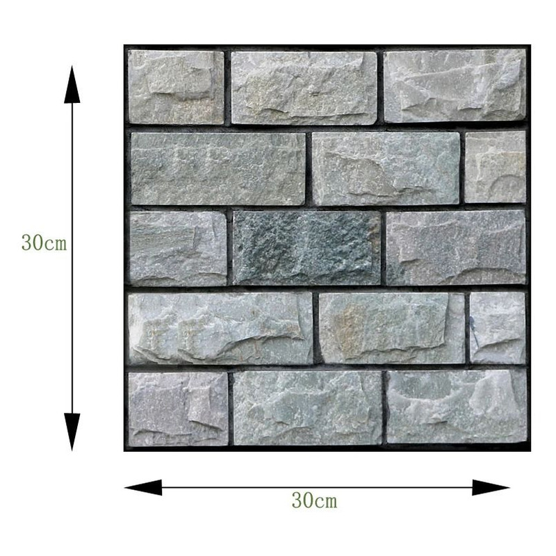 3D Brick Wall Stickers Waterproof SelfAdhesive Panels For Home Decor 28