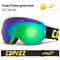 Anti Fog Ski Goggles Double Layer UV400 Wide View Snowboard Mask For Men And Women 10