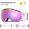 Anti Fog Ski Goggles Double Layer UV400 Wide View Snowboard Mask For Men And Women 16