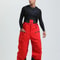 Womens Waterproof Insulated Ski Pants With Suspenders Warm Winter Snowboard Overalls 11