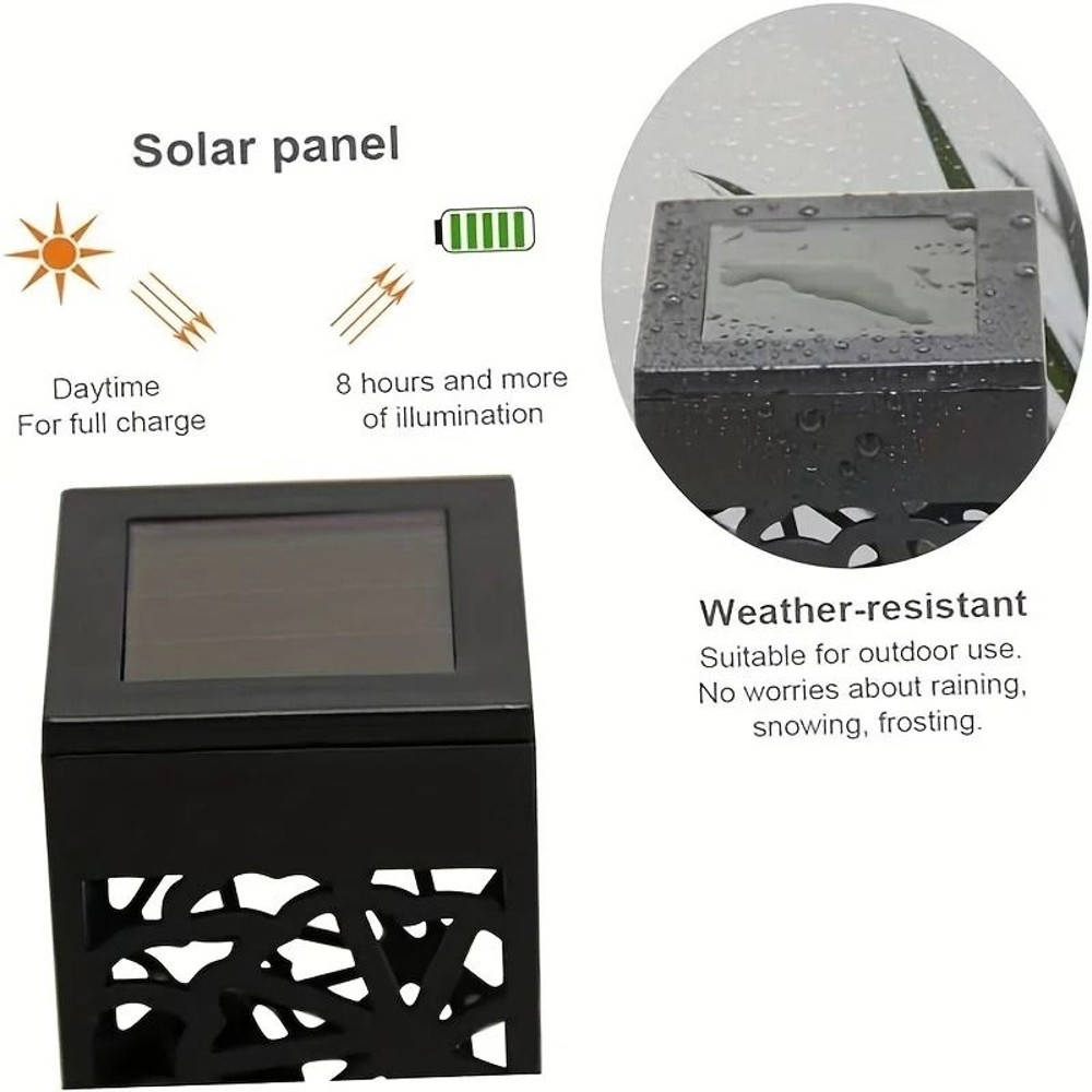 Solar LED Decorative Garden Stake Lights Set 5