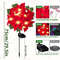 Solar Christmas Flower Garden Lights Set 4