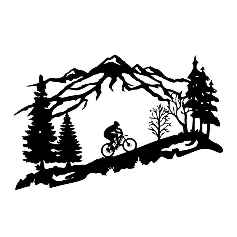 Mountain Forest Metal Wall Art 9