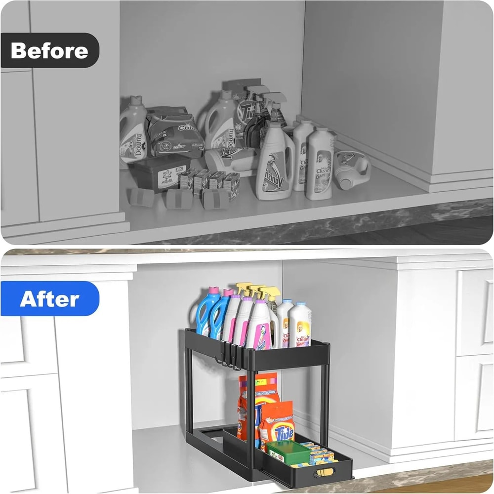 Double Tier Sink Storage Rack 4