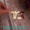 Custom Family Name Hebrew Door Sign Acrylic Mirror Wall Decor 5