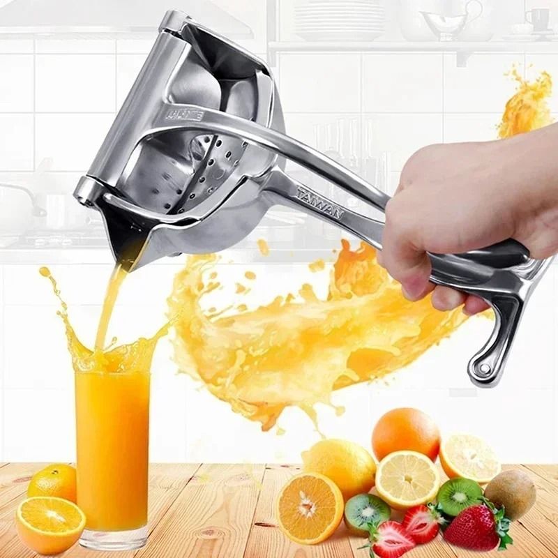 Portable Manual Juice Squeezer Aluminum Alloy Hand Pressure Juicer 1