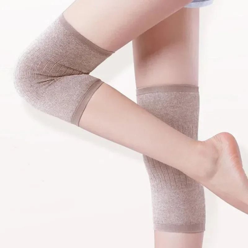 Cashmere Knee Warmers Wool Support Sleeves For Cold Weather Joint Comfort 2