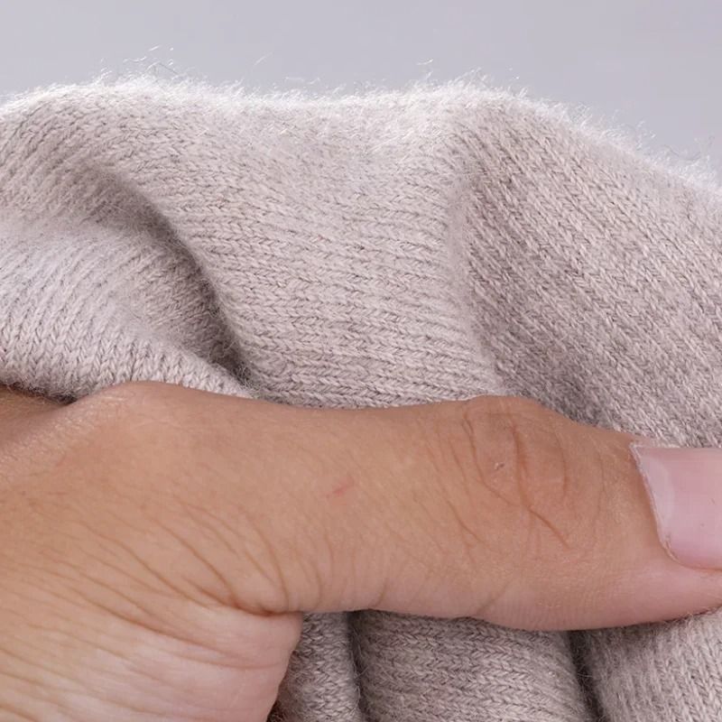 Cashmere Knee Warmers Wool Support Sleeves For Cold Weather Joint Comfort 5