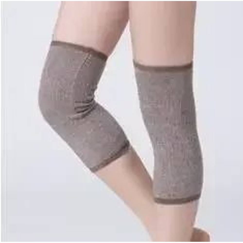 Cashmere Knee Warmers Wool Support Sleeves For Cold Weather Joint Comfort 8