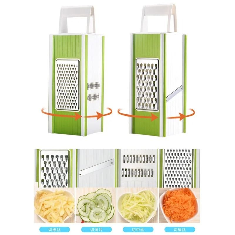 5 In 1 Portable Multifunctional Garlic Mincer And Vegetable Grater With Container 5