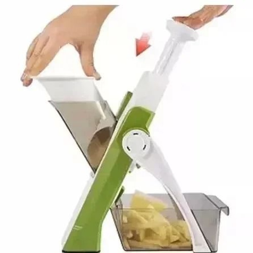 Adjustable Vegetable Cutter And Manual Kitchen Tool For Slicing And Peeling 8