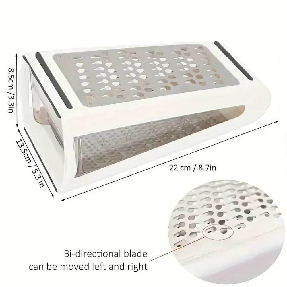 Cheese Box Grater And Handheld Grater Set 1