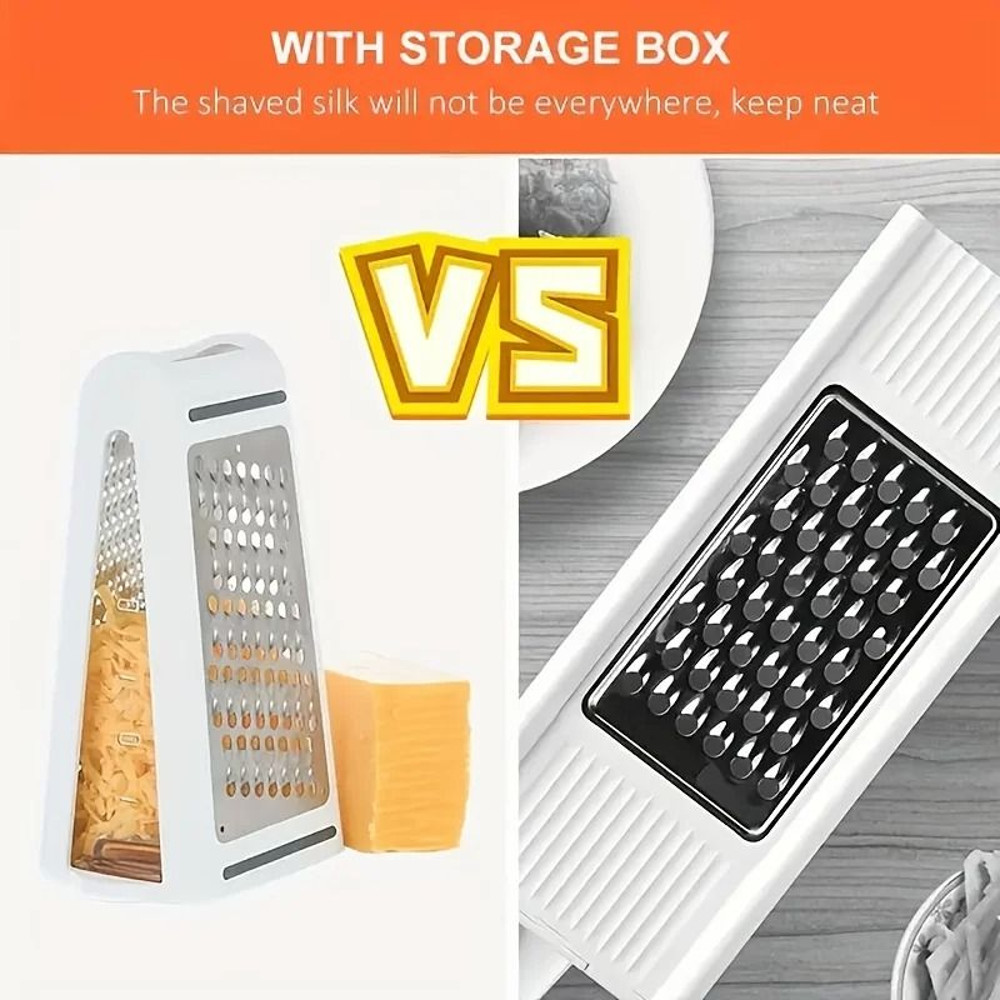 Cheese Box Grater And Handheld Grater Set 3
