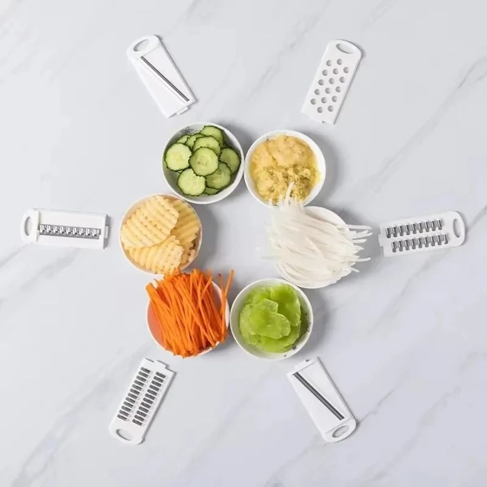 9 In 1 Vegetable Cutter Multi Functional Manual Slicer And Grater For Kitchen 2