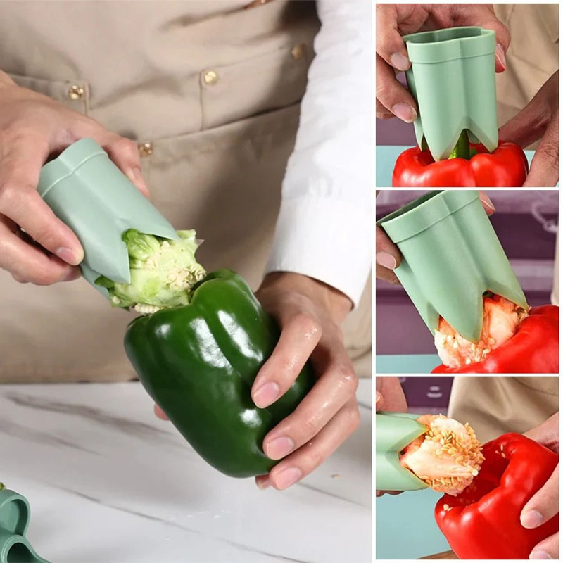 2 In 1 Fruit And Pepper Corer Seed Removal Tool For Kitchen 4