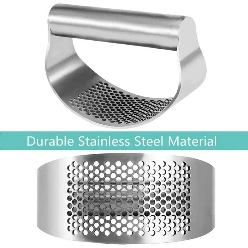 Upgraded Stainless Steel Garlic Press Squeezer Rocker Crusher 5