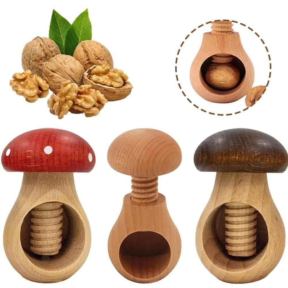 Walnut Cracker Adjustable Mushroom Shape Nutcracker 1