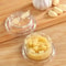 Clear Manual Garlic Grinder And Herb Mincer Handheld Twist Press For Quick Garlic Crushing And Foo 1