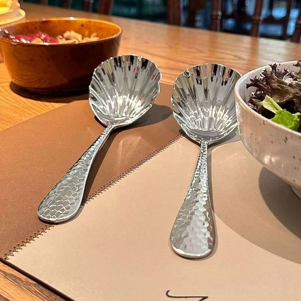 Stainless Steel Long Handle Spoon For Stirring And Serving 2