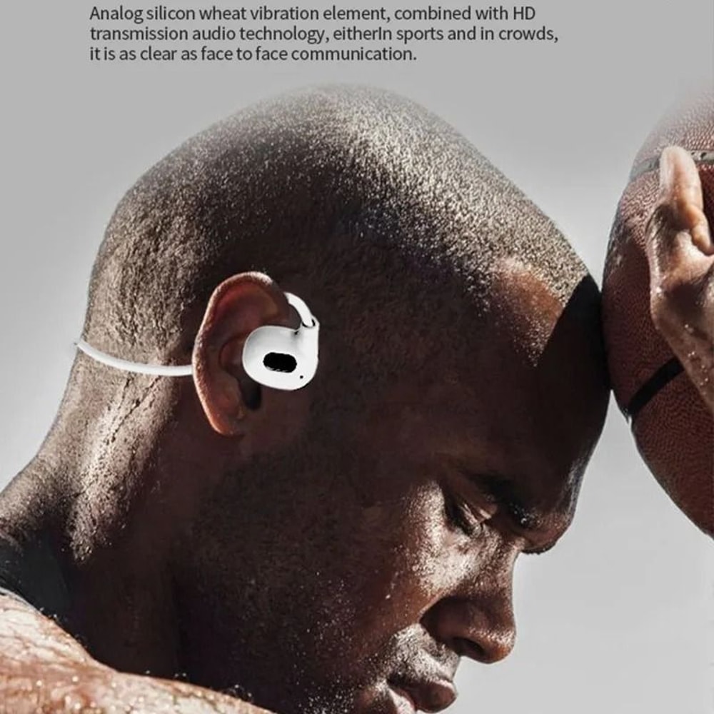 Air Conduction Sports Earbuds Bluetooth 53 Wireless Headphones With Long Battery Life And Built In 5