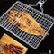 Foldable BBQ Grill Basket With Lid For Chicken Fish And Vegetables 3