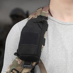 tactical outdoor phone pouch with belt attachment