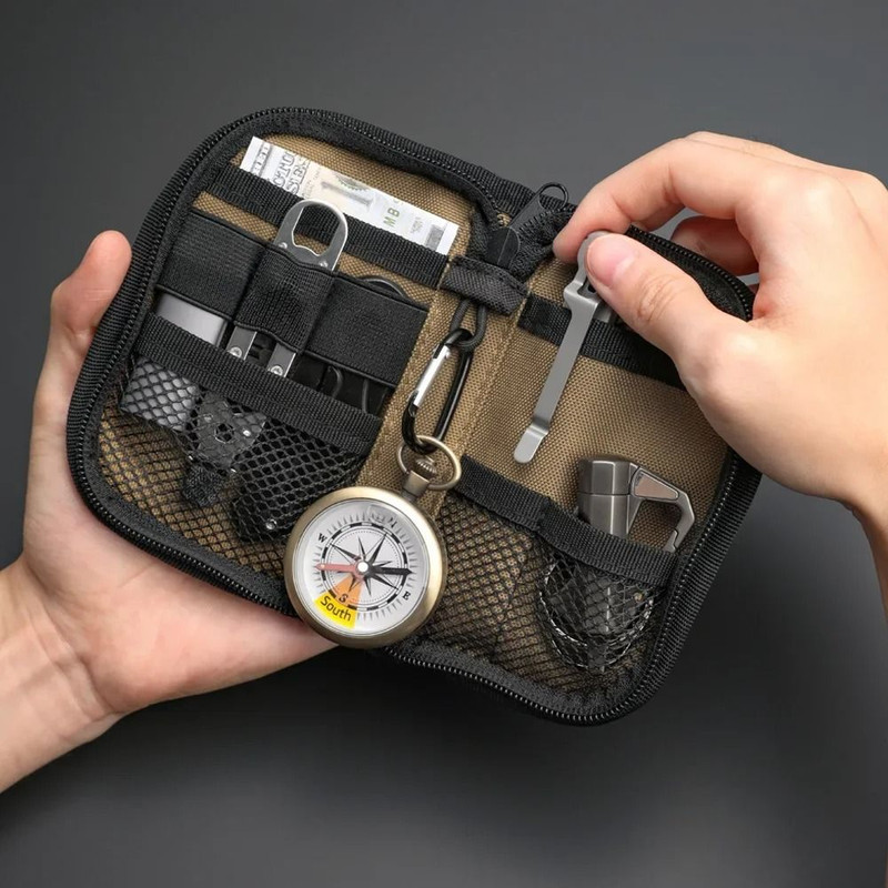 Portable Outdoor EDC Tool Storage Bag Mini Pocket Organizer For Gear Cards And Everyday Carry 3