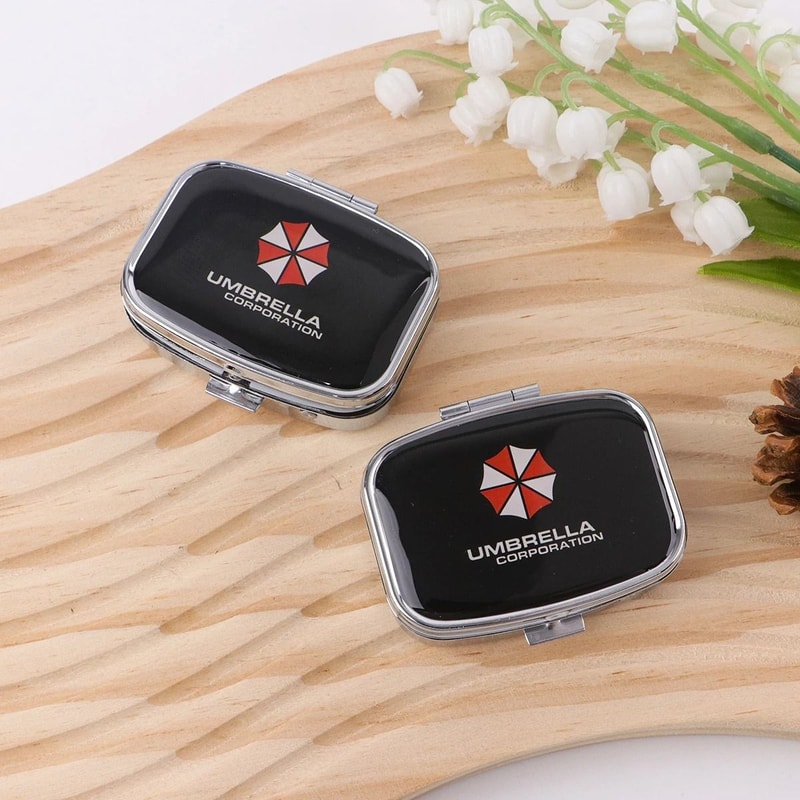 Metal Pill Storage Case With Moisture Resistant Design 1