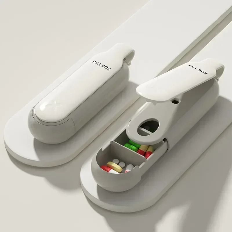 Portable 3 Slot Pill Storage Case For Travel And Daily Use 9