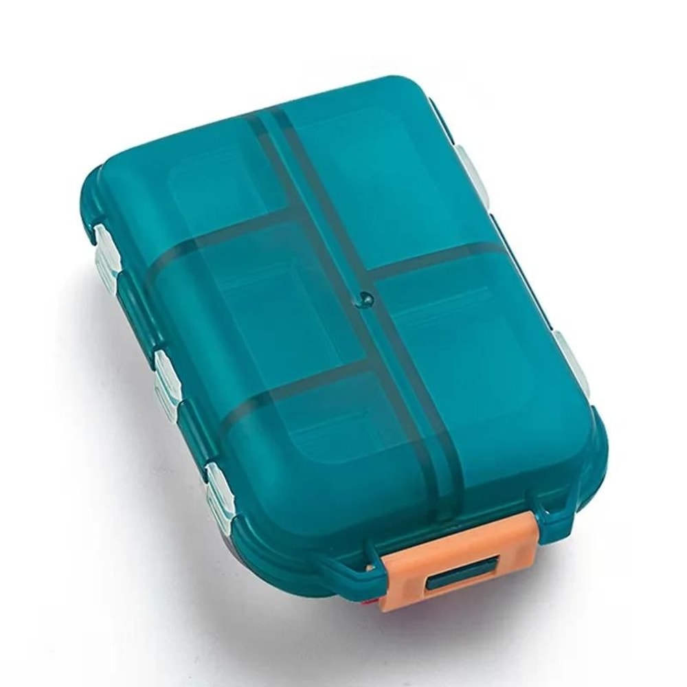 Portable 3 Slot Pill Storage Case For Travel And Daily Use 16