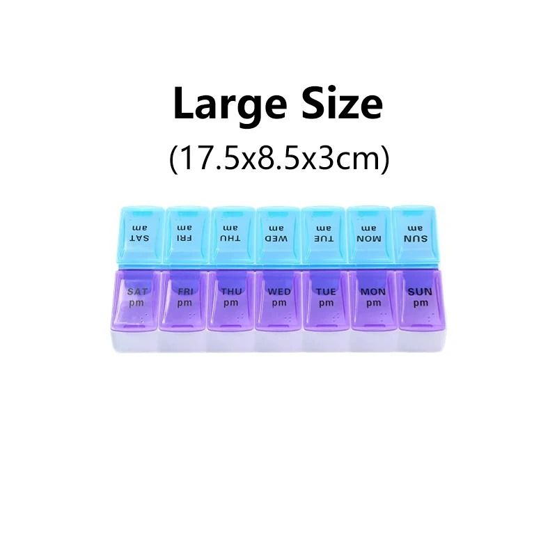 Portable 3 Slot Pill Storage Case For Travel And Daily Use 18